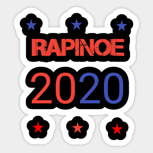 rapinoe bird 2020 t shirt gift and funny t-shirt Sticker by FouadBelbachir46